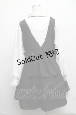 画像2: Favorite / 凜々蝶 カルタ 制服長袖ワンピース  黒ｘ白 S-25-03-22-057-LO-OP-HR-ZS