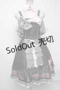metamorphose / Barbie リボンドレスセット  黒ｘピンク S-25-03-22-071-ME-OP-AS-ZS