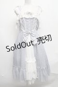LOLITAその他(お買取対象外) / パールチェーン&シフォンジャンパースカート  サックス S-25-03-22-075-LO-OP-HR-ZS