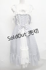 LOLITAその他(お買取対象外) / パールチェーン&シフォンジャンパースカート  サックス S-25-03-22-075-LO-OP-HR-ZS