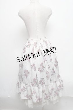 画像2: axes femme / グランブーケ柄スカート  オフ S-25-03-22-079-AX-SK-HR-ZS