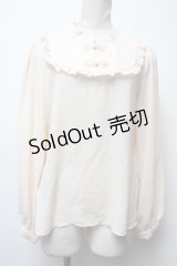 axes femme kawaii / チャイナシフォンブラウス  キナリ S-25-03-22-025-AX-TO-HR-ZS