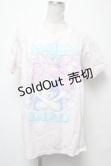 LISTEN FLAVOR / 江ノ島盾子ちゃーん!半袖Tシャツ  ピンク S-25-03-22-028-PU-TS-HR-ZS