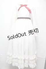 Favorite / レース長袖ワンピース  白 S-25-03-22-041-LO-OP-HR-ZS