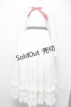 画像1: Favorite / レース長袖ワンピース  白 S-25-03-22-041-LO-OP-HR-ZS