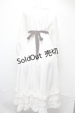 画像2: Favorite / レース長袖ワンピース  白 S-25-03-22-041-LO-OP-HR-ZS
