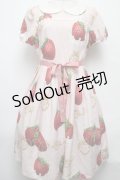 Emily Temple cute / Creamy Strawberryワンピース  ピンク S-25-03-22-044-ET-OP-AS-ZS