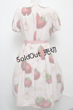 画像2: Emily Temple cute / Creamy Strawberryワンピース  ピンク S-25-03-22-044-ET-OP-AS-ZS