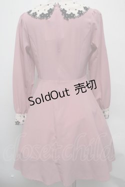 画像2: an another angelus / 襟刺繍ワンピース  ピンク S-25-03-22-046-CA-TO-HR-ZT206