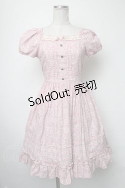画像1: Innocent World / スクエアーネックワンピース  ピンク S-25-03-23-1052-IW-OP-AS-ZS
