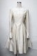 画像1: Juliette et Justine / Robe de la papillote poupee ローブ ドゥ ラ パピヨット プーペ  キナリ S-25-03-23-1055-CL-OP-AS-ZS (1)