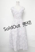 axes femme POETIQUE / フロレゾンロングワンピース  ラベンダー S-25-03-23-1058-AX-OP-HR-ZI