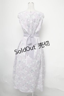画像2: axes femme POETIQUE / フロレゾンロングワンピース  ラベンダー S-25-03-23-1058-AX-OP-HR-ZI