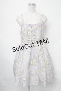 axes femme POETIQUE / ロマンティックプリントワンピース  ラベンダー S-25-03-23-1060-AX-OP-AS-ZS