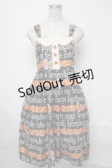 Emily Temple cute / pippi襟釦つきワンピース  黒 S-25-03-23-1061-ET-OP-AS-ZS
