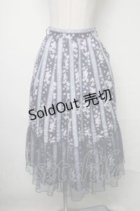 axes femme / ブルーミングサクラスカート  紺 S-25-03-23-1072-AX-SK-HR-ZI
