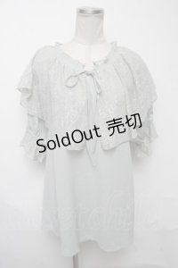 axes femme / レース襟トップス  ミント S-25-03-23-1021-AX-BL-HR-ZS