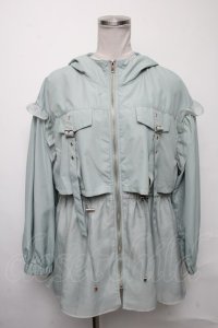 axes femme POETIQUE / ミリタリーフーディーブルゾン  ミント S-25-03-23-1022-AX-TO-HR-ZS