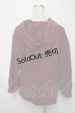 画像2: axes femme / ライダースマウンテンパーカー  ワイン S-25-03-23-1027-AX-TO-HR-ZS