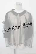 axes femme POETIQUE / チュールトップス  黒 S-25-03-23-1030-AX-TO-HR-ZS