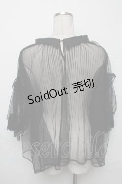 画像2: axes femme POETIQUE / チュールトップス  黒 S-25-03-23-1030-AX-TO-HR-ZS