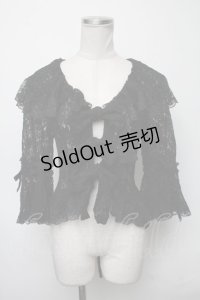 metamorphose / 総レースカーディガン  黒 S-25-03-23-1035-ME-TO-HR-ZS