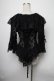 画像2: metamorphose / 総レースカーディガン  黒 S-25-03-23-1035-ME-TO-HR-ZS (2)