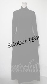 Moi-meme-Moitie / ハイネックワンピース  黒 S-25-03-23-1048-MO-OP-HR-ZS