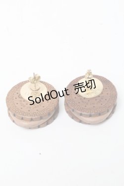 画像3: Q-pot. / プチビスケットピアス  ブラウン S-25-03-23-001-QP-AC-HR-ZS