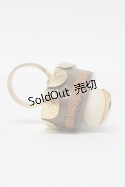 画像2: Q-pot. / チョコレートプチケーキリング  ブラウン S-25-03-23-018-QP-AC-HR-ZS