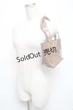 画像2: Q-pot. / チョコレートミニトートバッグ  ブラウン S-25-03-23-033-QP-BG-AS-ZS