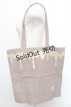 画像1: Q-pot. / ビターチョコレートワッシャートートバッグ  ブラウン S-25-03-23-034-QP-BG-AS-ZS