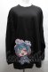 画像1: NieR Clothing / 擬人化ONE君トレーナー  黒 S-25-03-25-050-PU-TS-HR-ZY (1)