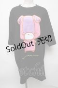 NieR Clothing / ちゃむちゃむTシャツ  黒 S-25-03-25-058-PU-TO-AS-ZY