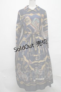 画像1: Jane Marple / Royal drums Tartan check　dress  紺ｘ赤 S-25-03-25-064-JM-OP-HR-ZT416