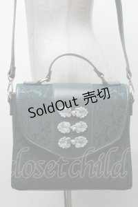 axes femme POETIQUE / チャイナ釦デザインバッグ  グリーン S-25-03-25-005-AX-BG-HR-ZS