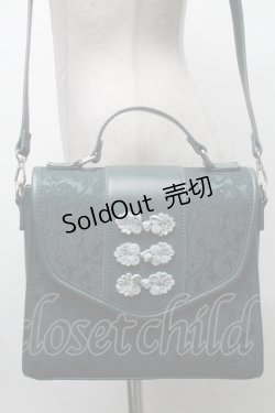 画像1: axes femme POETIQUE / チャイナ釦デザインバッグ  グリーン S-25-03-25-005-AX-BG-HR-ZS
