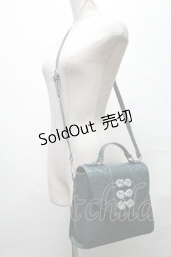 画像2: axes femme POETIQUE / チャイナ釦デザインバッグ  グリーン S-25-03-25-005-AX-BG-HR-ZS
