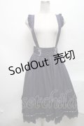 axes femme /サス付スカート  紺 S-25-03-25-073-AX-TO-ET-ZS