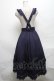 画像2: axes femme /サス付スカート  紺 S-25-03-25-073-AX-TO-ET-ZS (2)