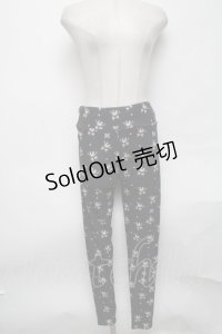 NieR Clothing / ブルくんプリントレギンス   S-25-03-25-079-PU-PA-HR-ZS