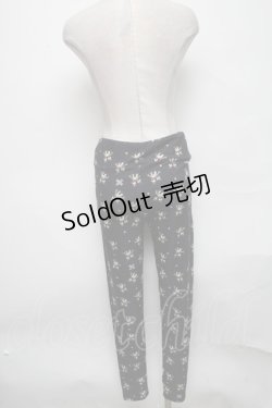 画像2: NieR Clothing / ブルくんプリントレギンス   S-25-03-25-079-PU-PA-HR-ZS