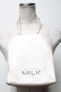 MILK / BAGレザーpetitバッグ  ゴールド S-25-03-25-008-ML-BG-AS-ZT346