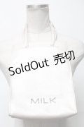 MILK / BAGレザーpetitバッグ  ゴールド S-25-03-25-008-ML-BG-AS-ZT346