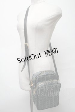 画像2: Q-pot. / チョコレートショルダーバッグ  黒 S-25-03-25-009-QP-BG-AS-ZS