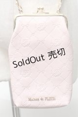 Maison de FLEUR / モノグラムスマホポシェット  ピンク S-25-03-25-010-LO-BG-AS-ZS