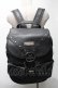 画像1: KILL STAR / レザーベルトデザインリュック  黒 S-25-03-25-012-SL-BG-HR-ZS (1)