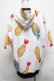 画像2: NieR Clothing / エビフライONEくんパーカー  白 S-25-03-25-019-PU-TO-HR-ZS (2)