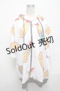 NieR Clothing / エビフライONEくんパーカー  白 S-25-03-25-021-PU-TO-HR-ZT311