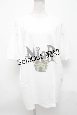 画像1: NieR Clothing / プリントTシャツ  白 S-25-03-25-022-PU-TO-AS-ZY